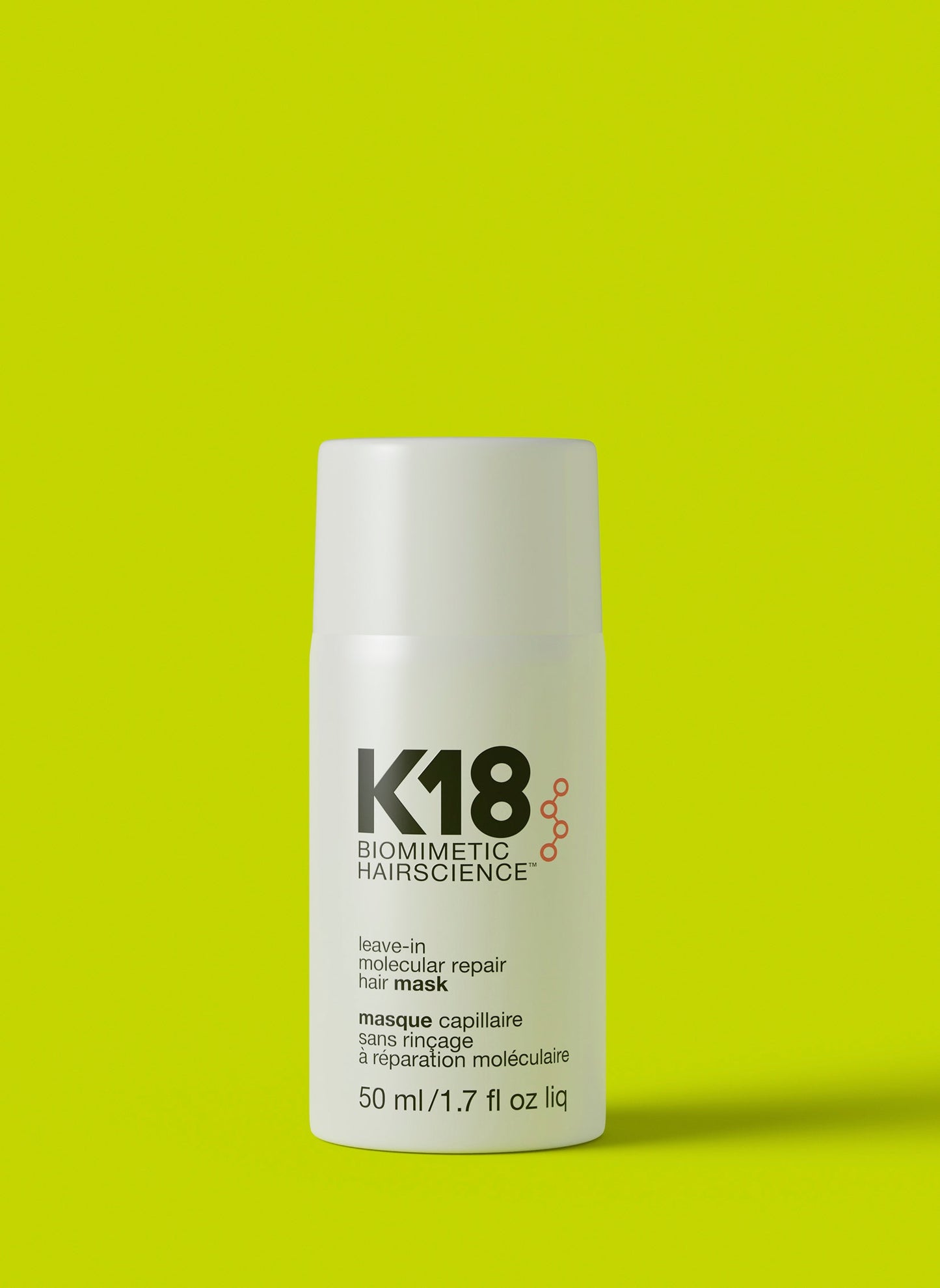 Full-Size Leave-In Molecular Repair Hair Mask 50mL 15mL 100mL